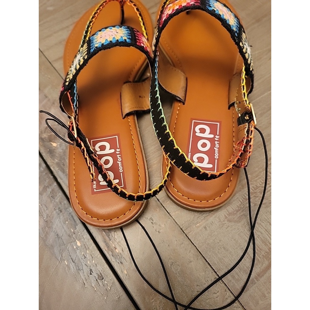 COMFORT FIT‎ POP WOMENS SHOES, BRAND NEW NEVER WORN, New SIZE 9 MEDIUM Sandal - Picture 3 of 5